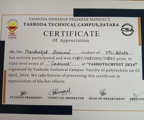 YASHOTECHFEST 2024 CODEWAR