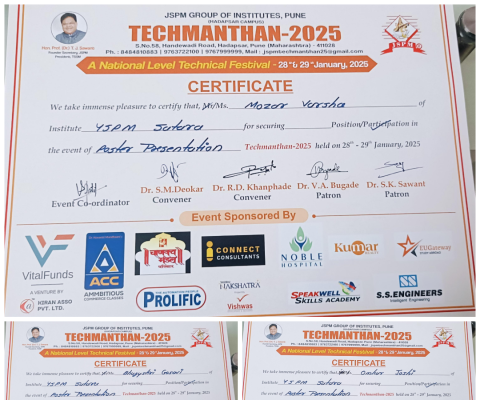 Participation in National Level Technical Festival 