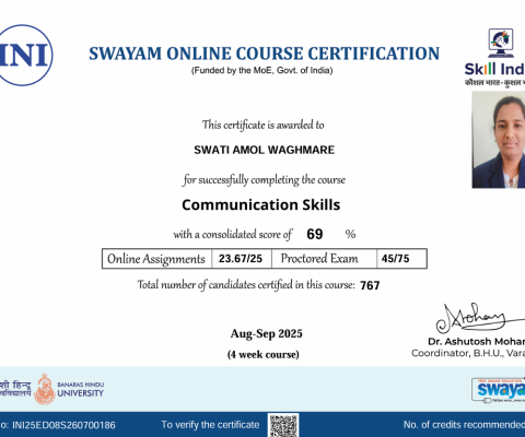 Nptel Course:Communication Skills