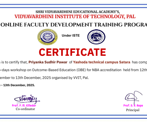 Outcome-Based Education (OBE) for NBA accreditation held