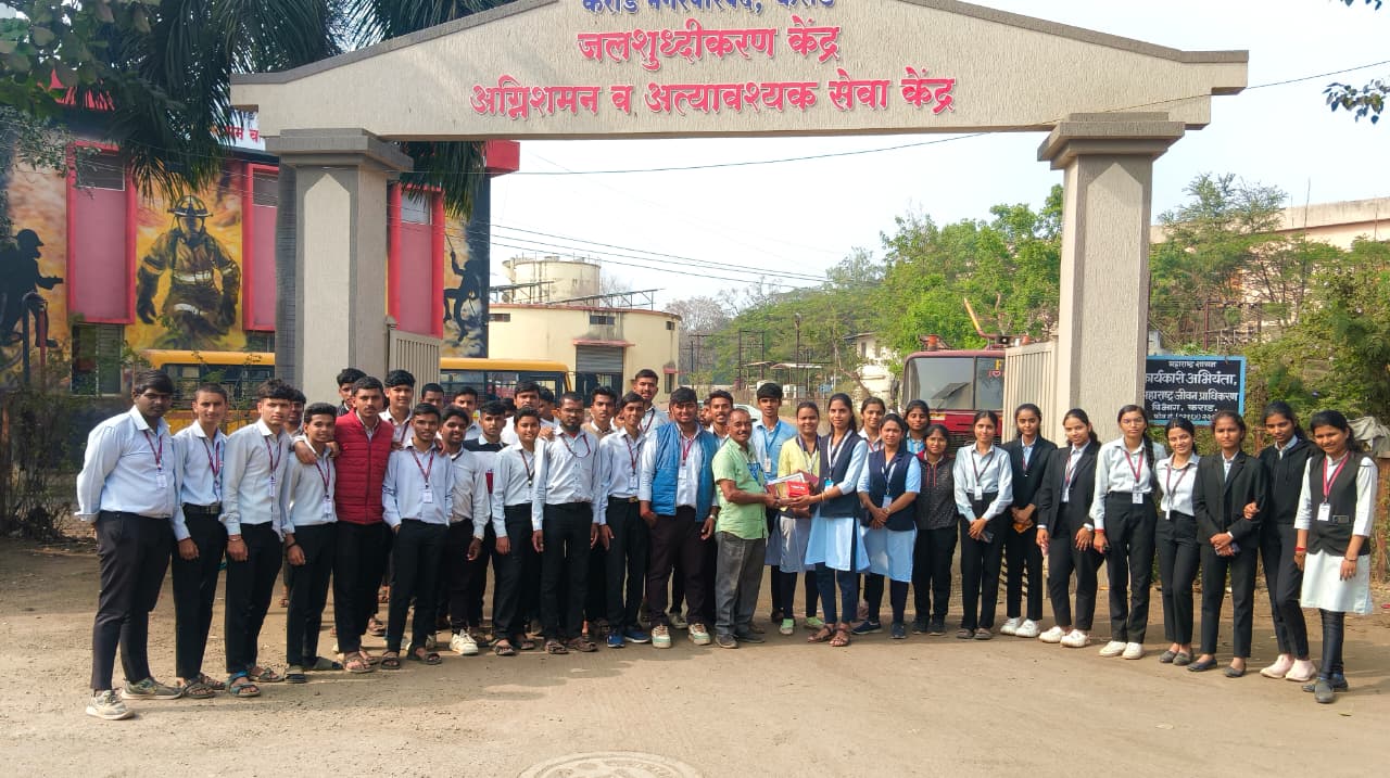 Industrial visit at Water Treatment Plant, Malakapur, Karad