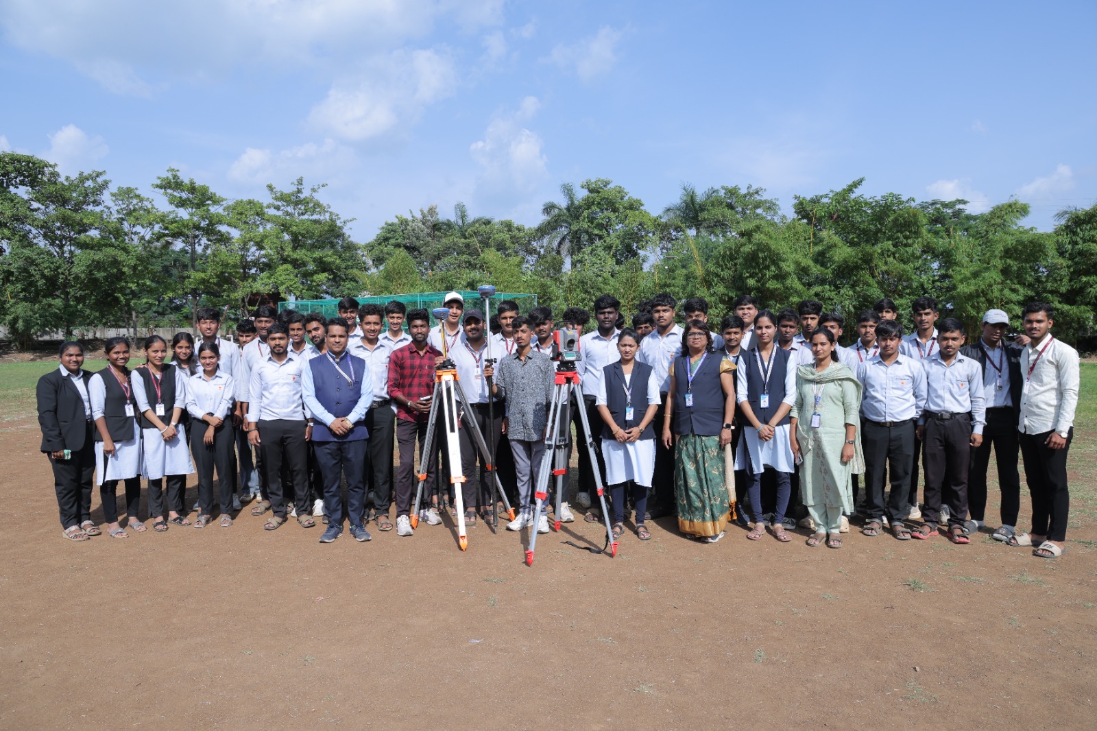 DGPS Workshop Provides Hands-on Training to Civil Engineering Students